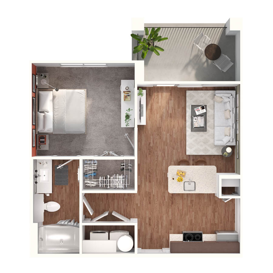 Scarlet floorplan layout