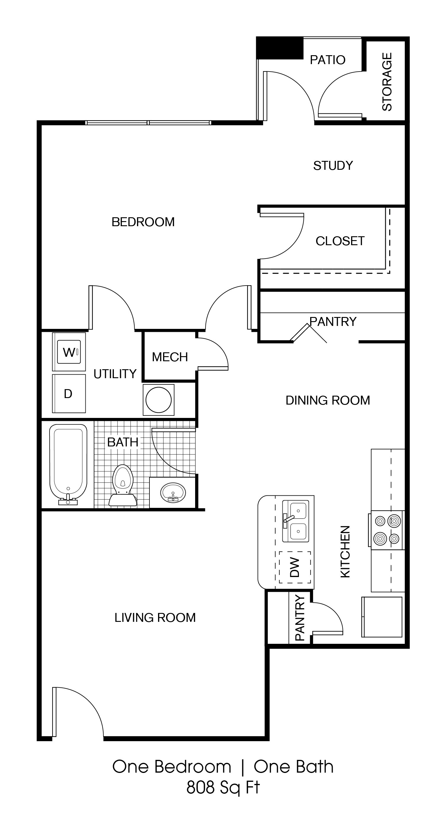 1\/1 floorplan layout