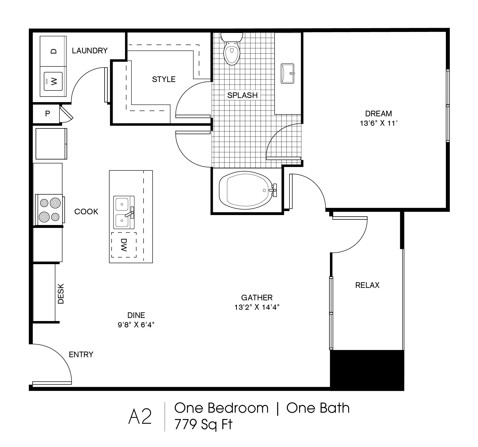 A2 floorplan layout
