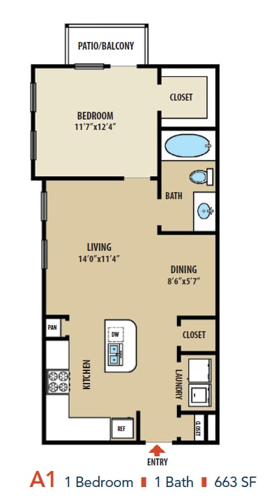 A1 floorplan layout