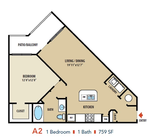 A2 floorplan layout