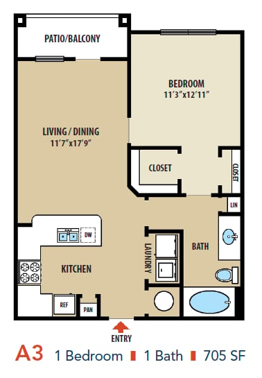 A3 floorplan layout