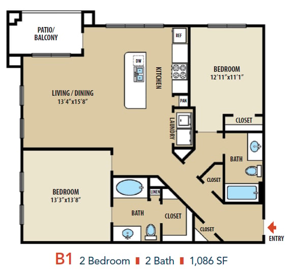 B1 floorplan layout