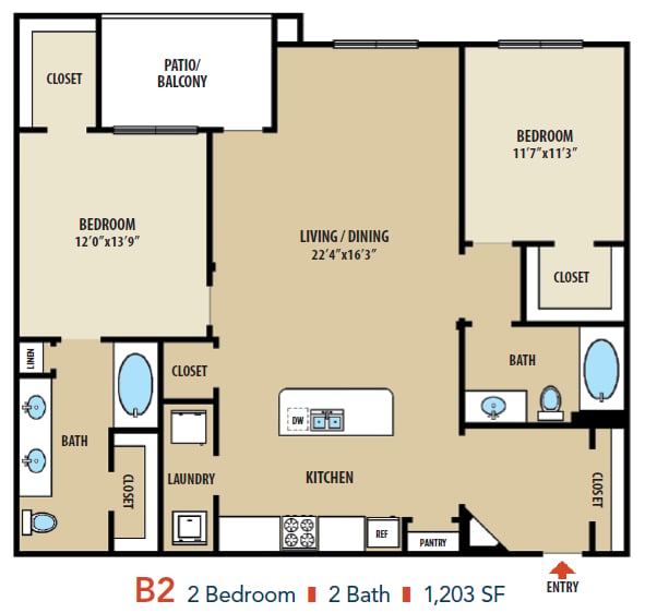B2 floorplan layout