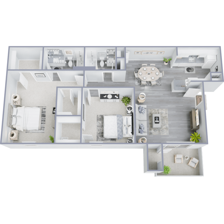 B2 floorplan layout