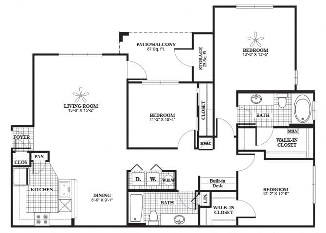 C1 floorplan layout