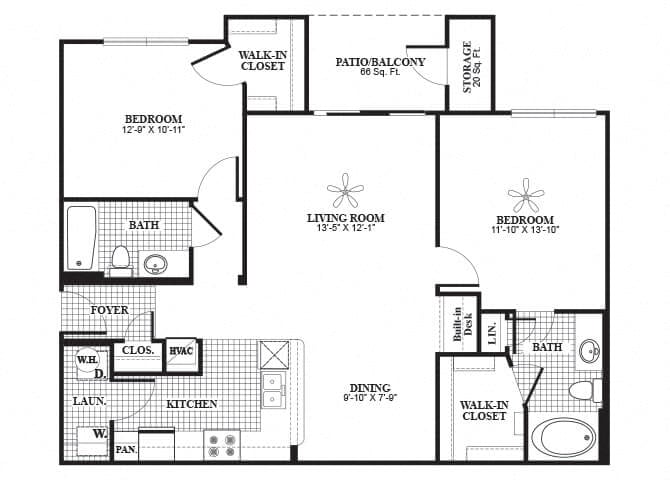 B2 floorplan layout