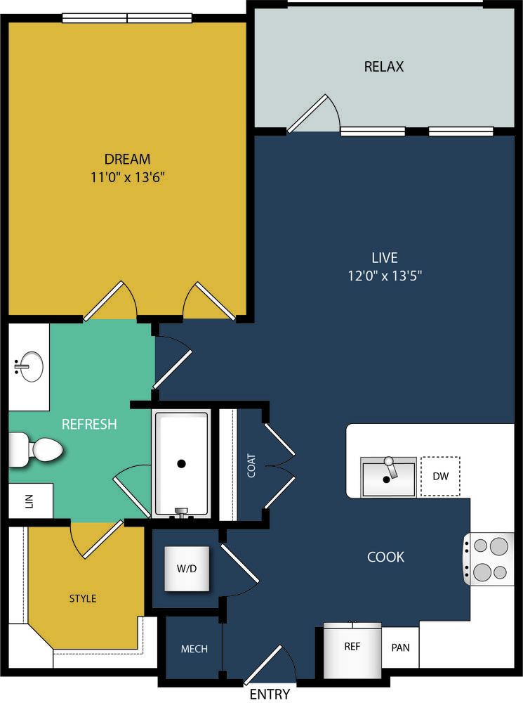A1A floorplan layout