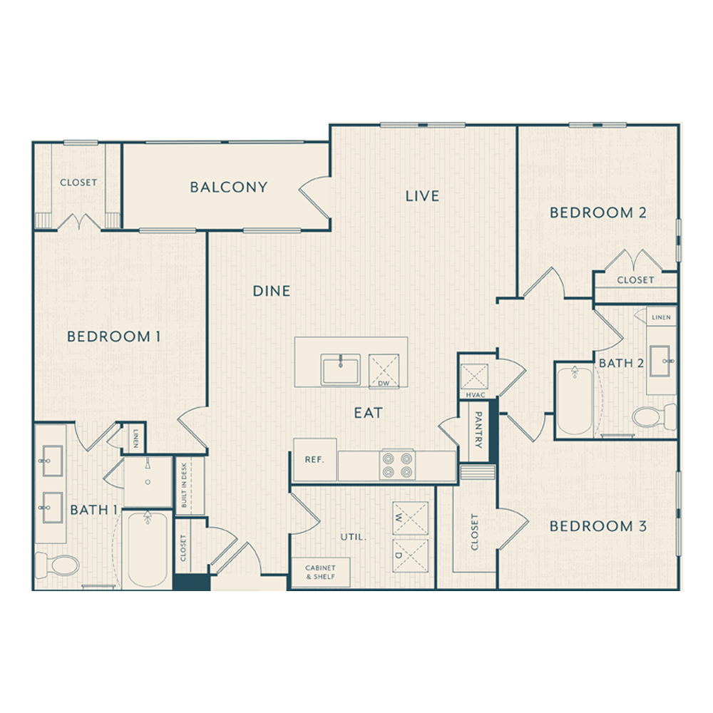 Garrison floorplan layout