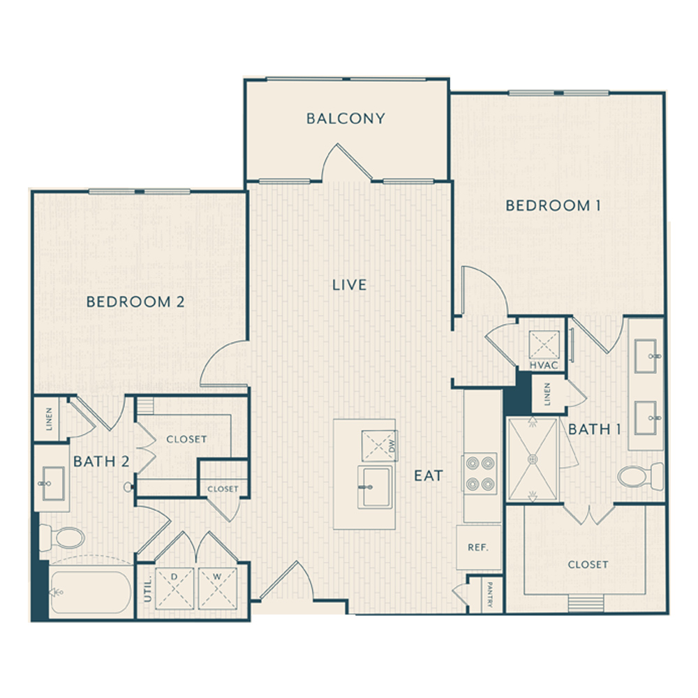 Walker floorplan layout