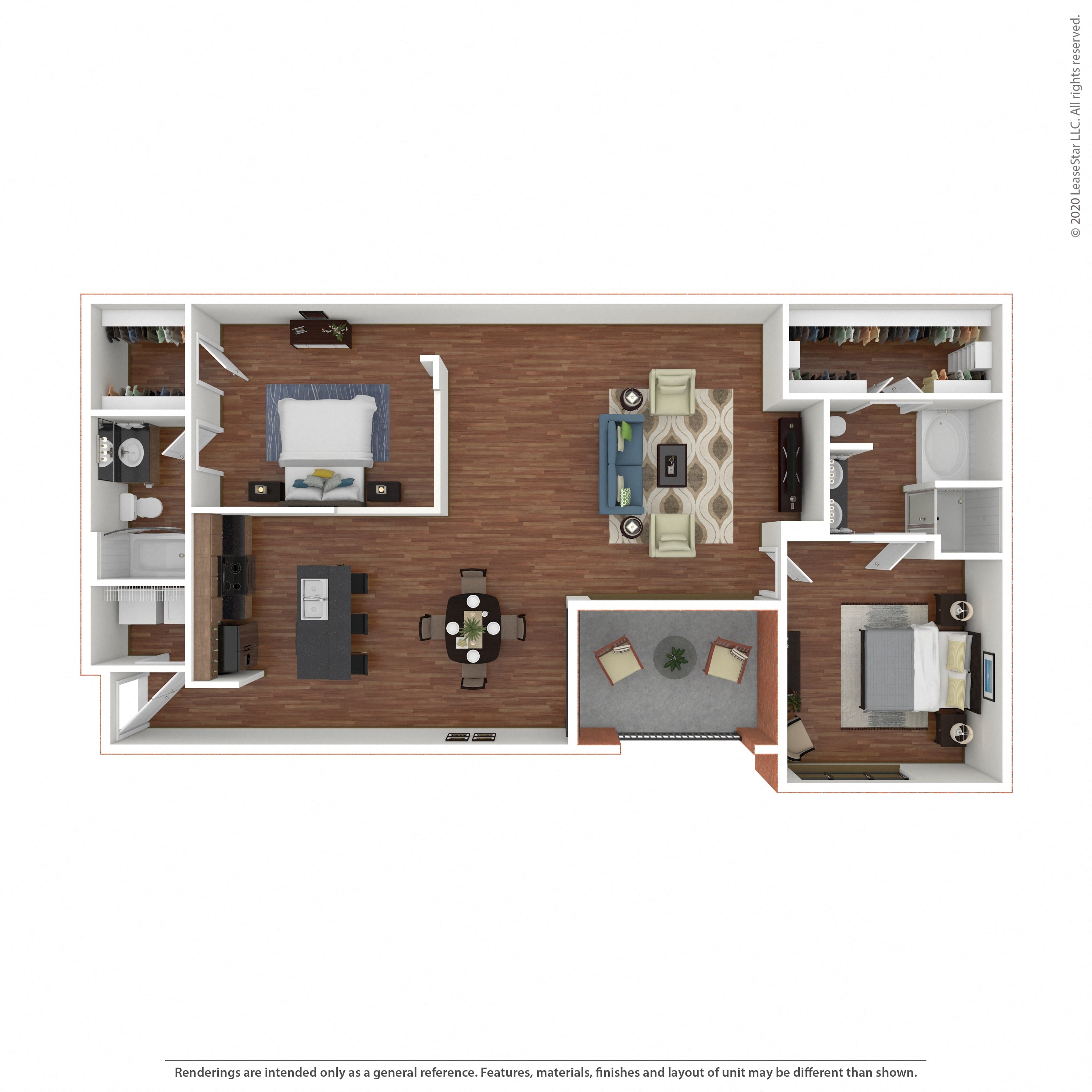 B6 - Affordable 3 floorplan layout