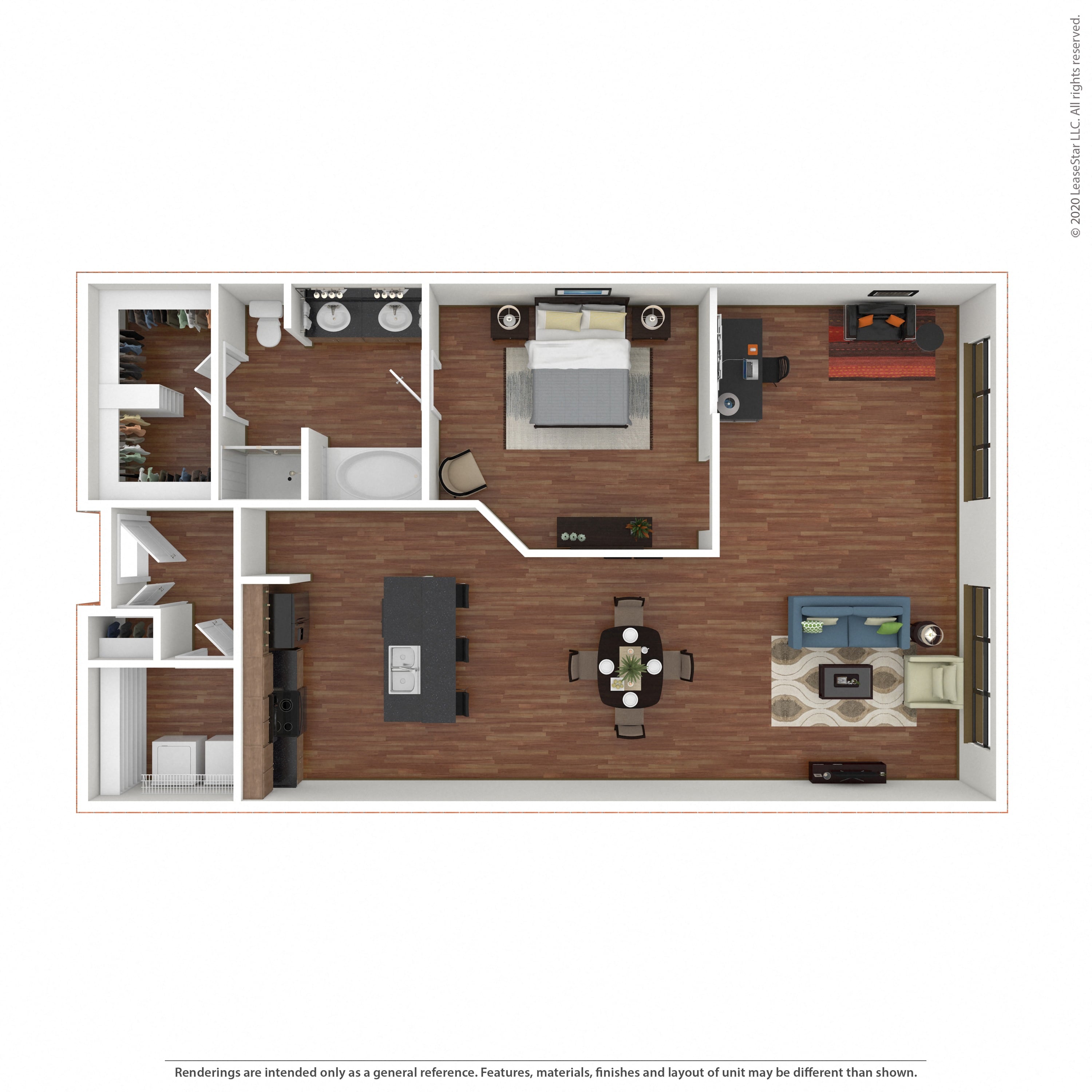 A10 - Affordable 3 floorplan layout