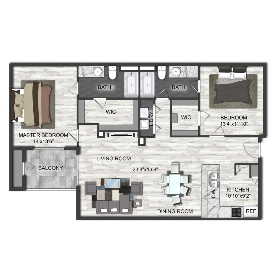 B1 floorplan layout