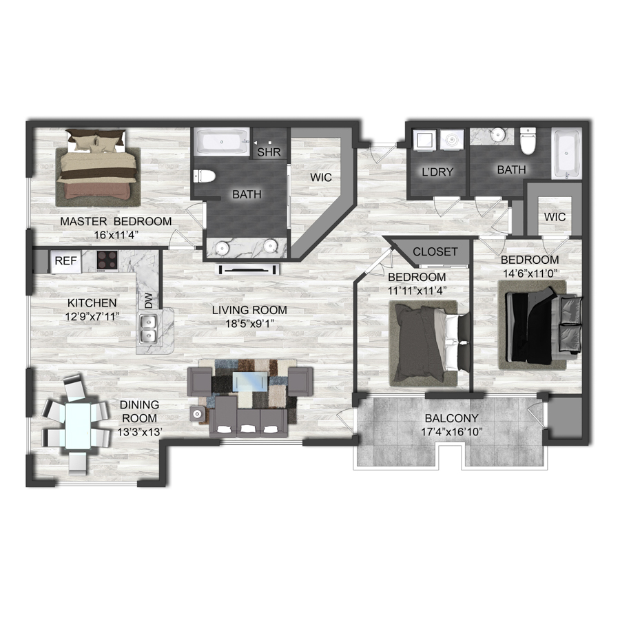 C1 floorplan layout