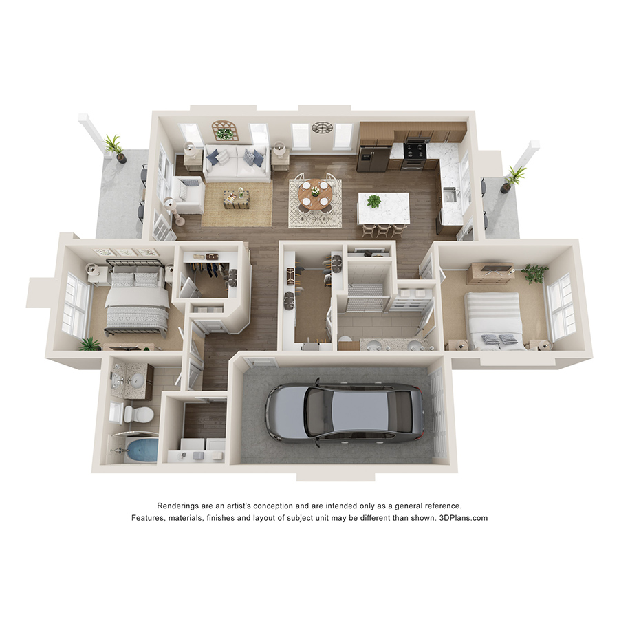 Cypress floorplan layout