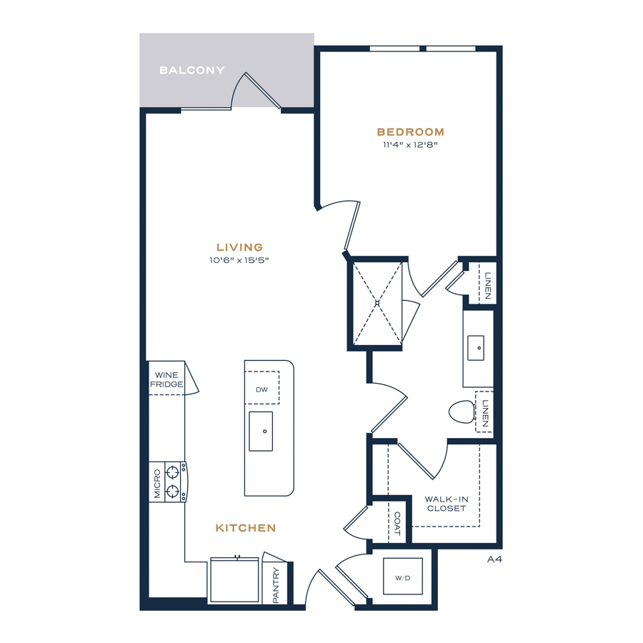 A2 floorplan layout