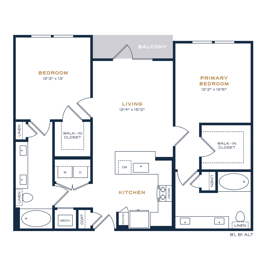 B1 floorplan layout