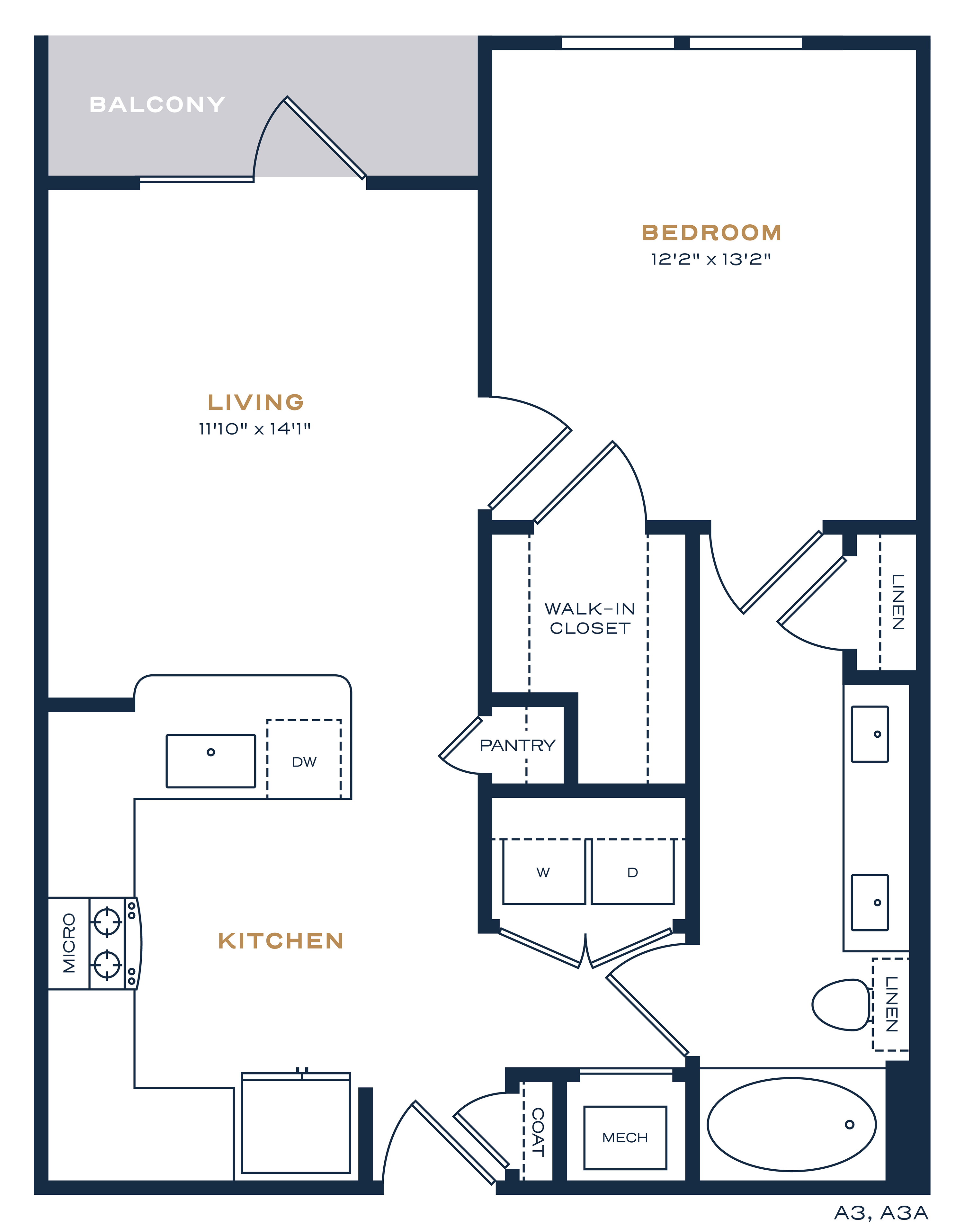 A1 floorplan layout