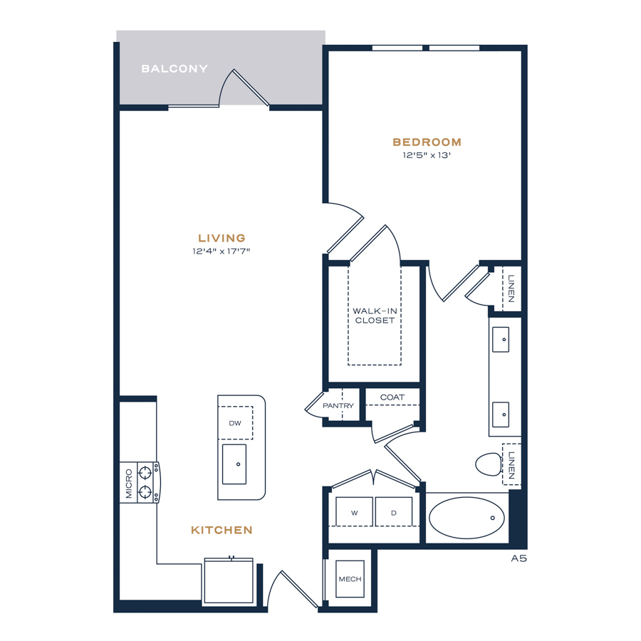 A5 floorplan layout