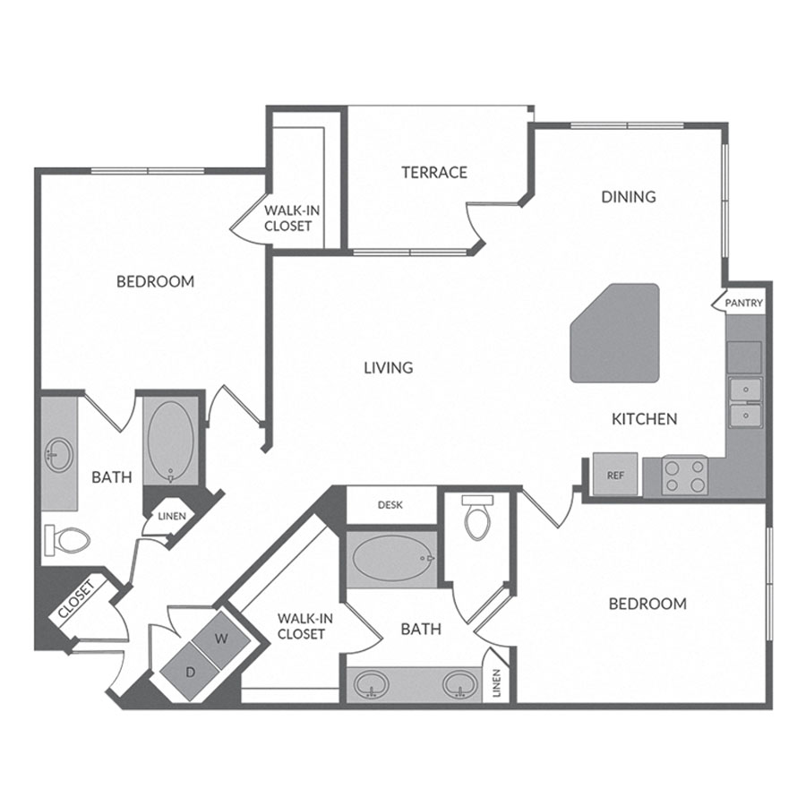 B2 floorplan layout