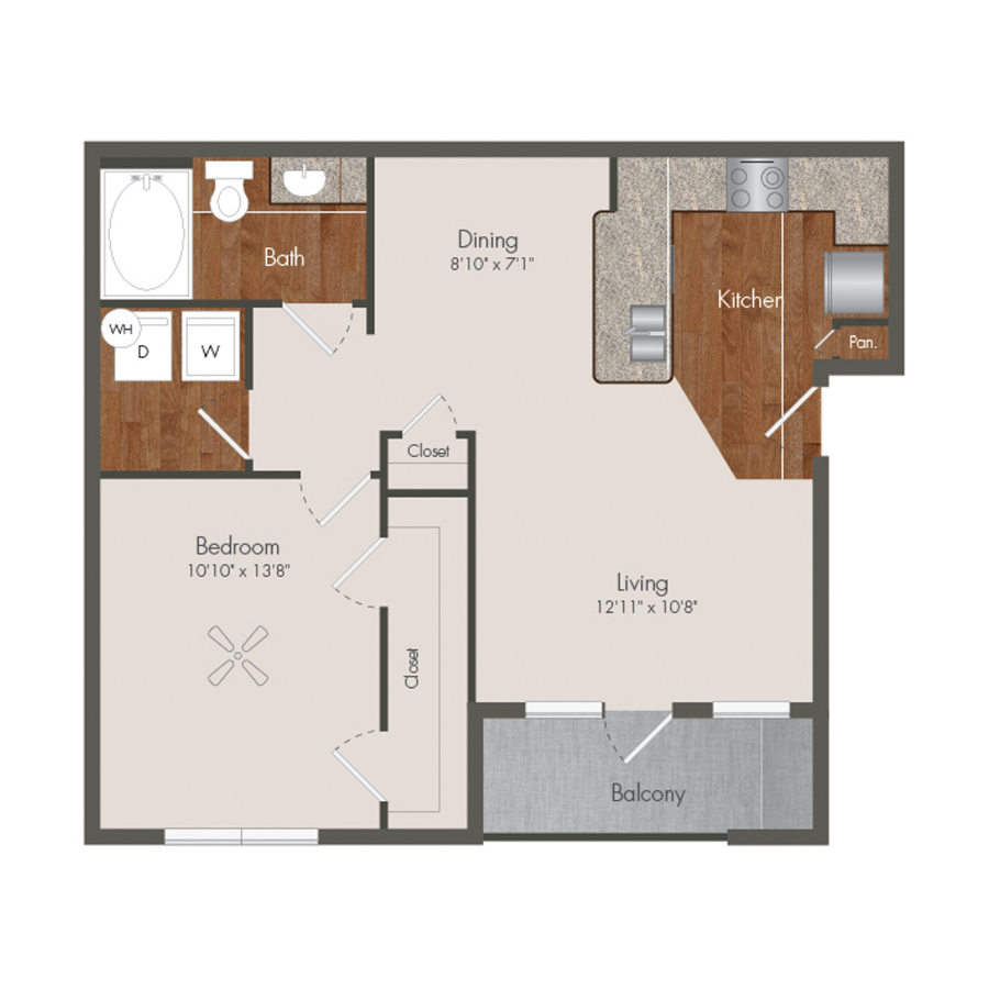 Evergreen floorplan layout