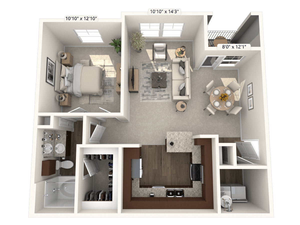 Forest floorplan layout