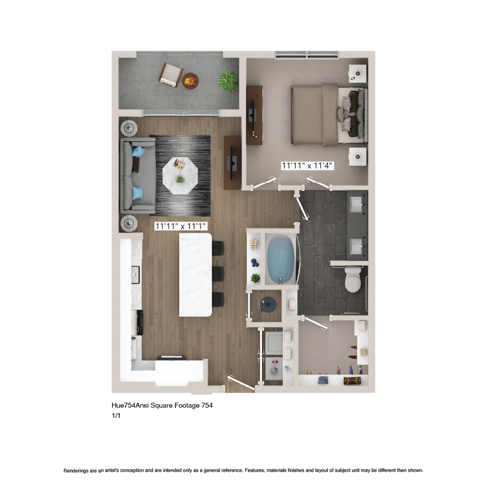 A4.2 ANSI floorplan layout