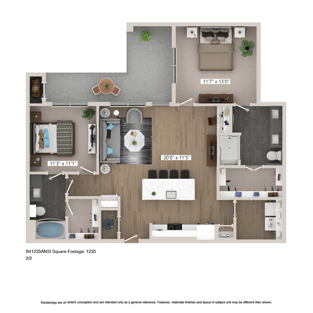B4.4 floorplan layout