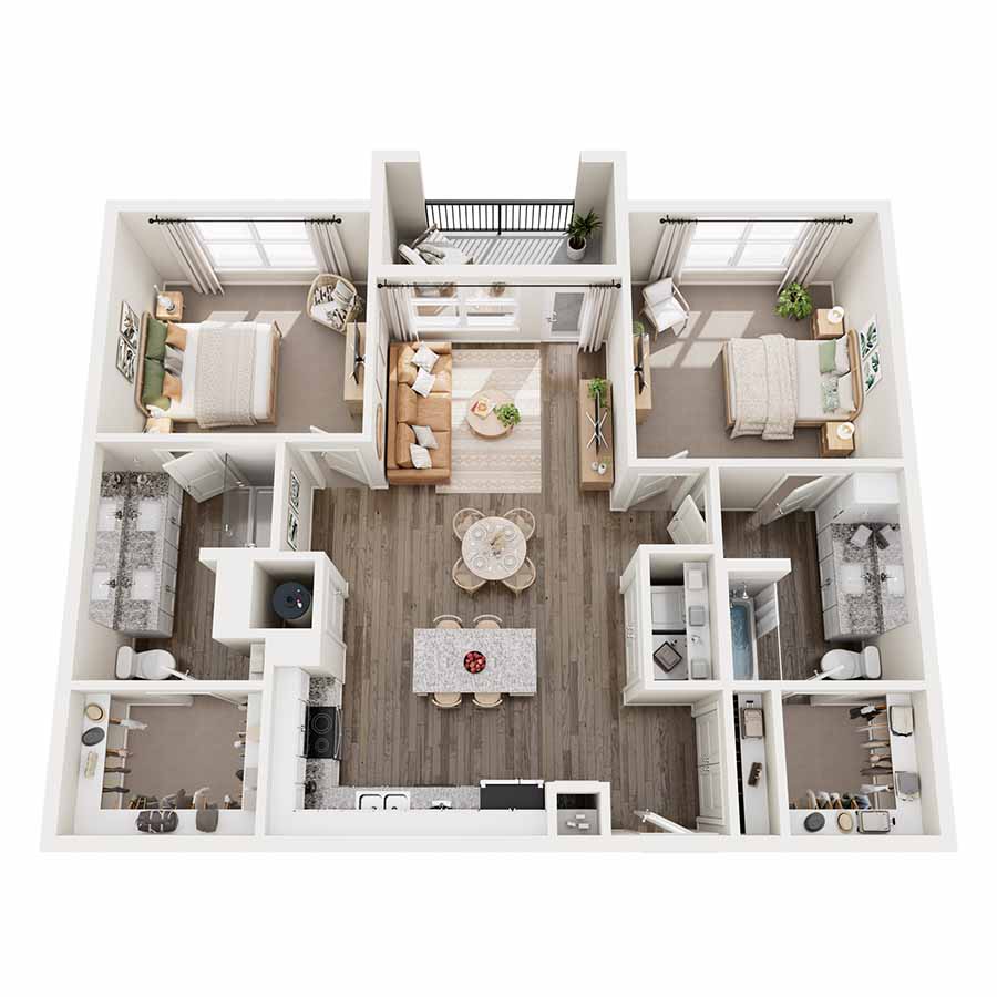B3 floorplan layout