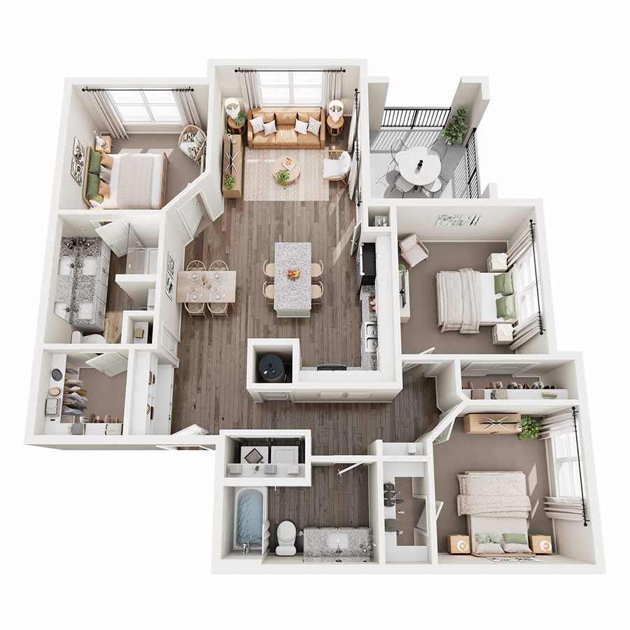 C1 floorplan layout
