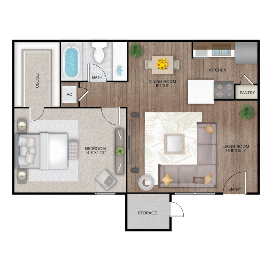 Taylor floorplan layout