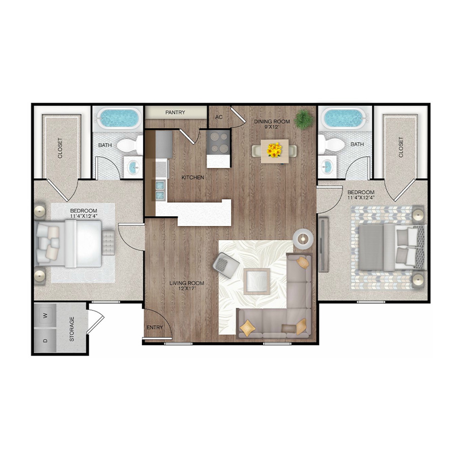 Mandolin floorplan layout