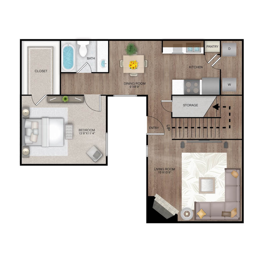 T2C floorplan layout