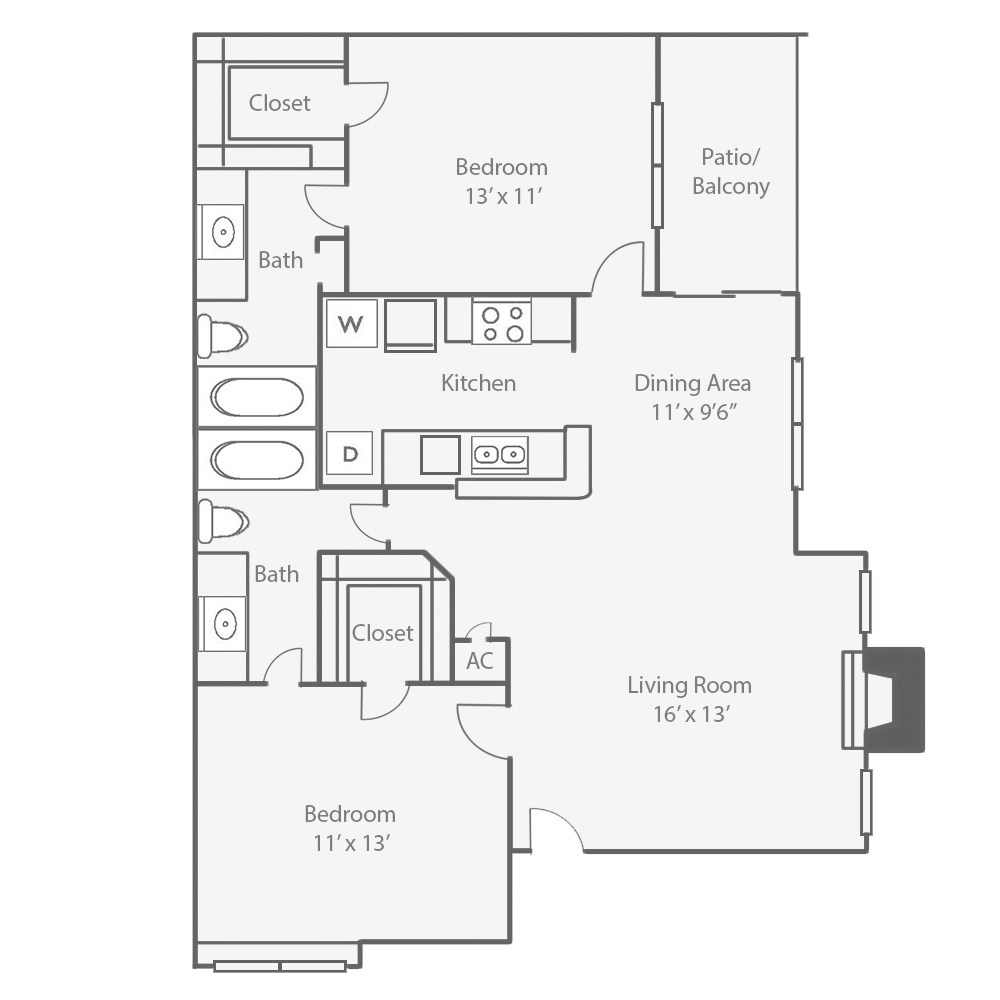 B2 floorplan layout