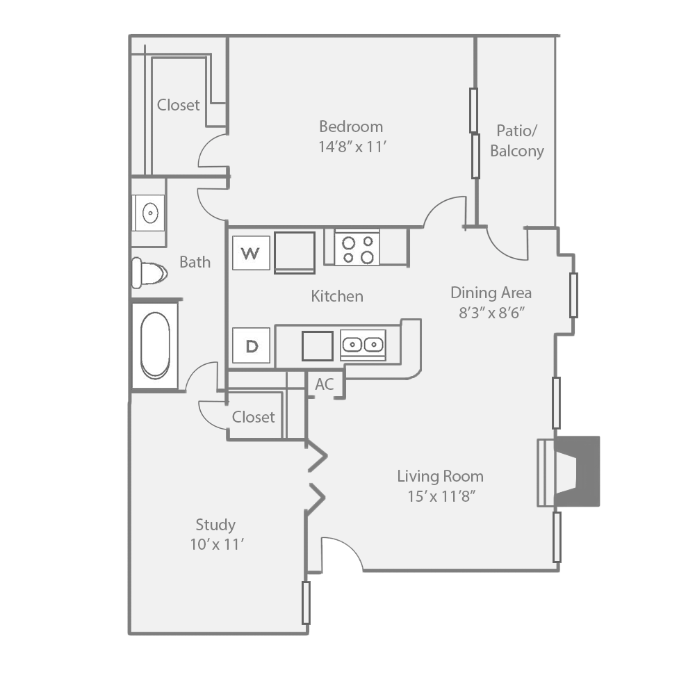 B1 floorplan layout