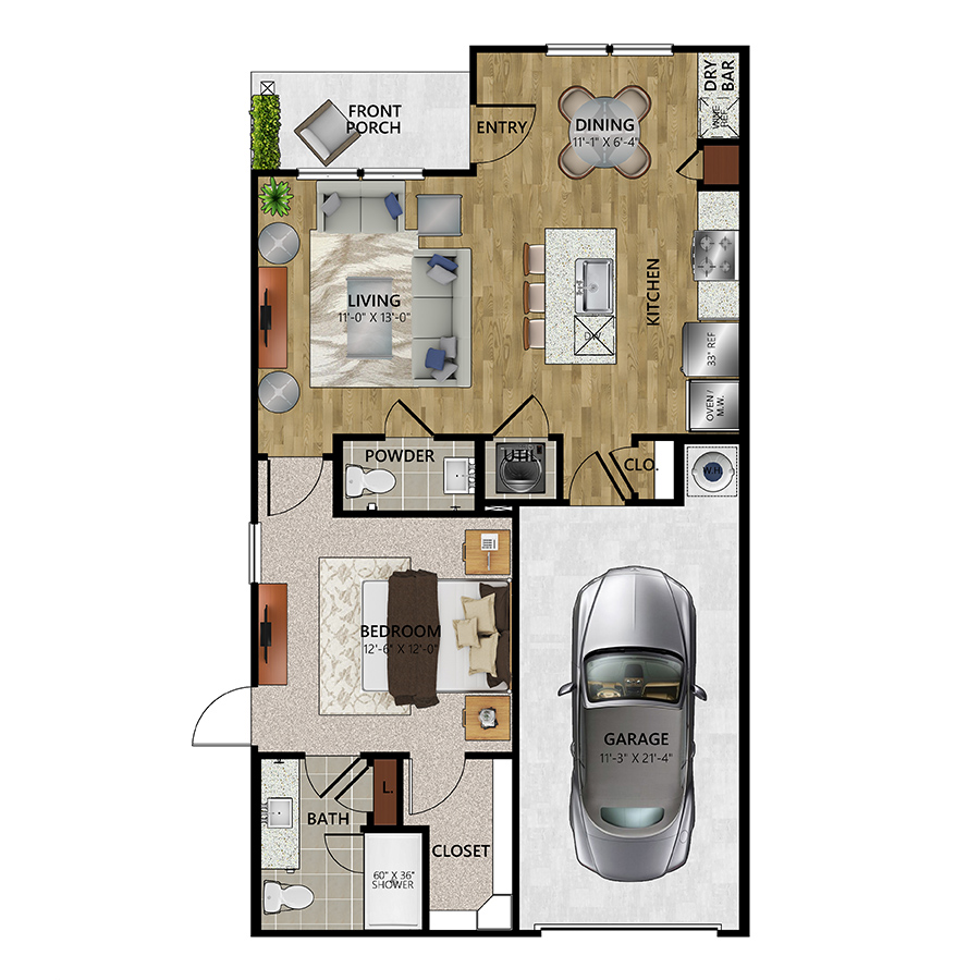 Juniper floorplan layout