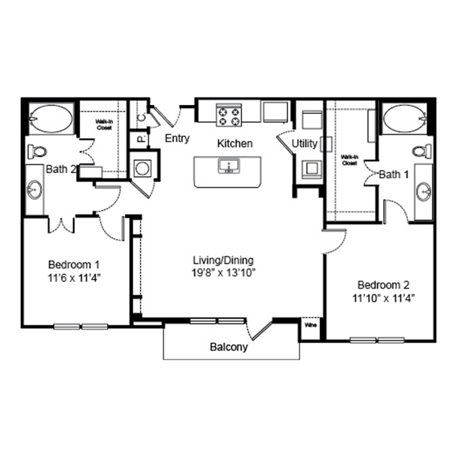 B1 floorplan layout