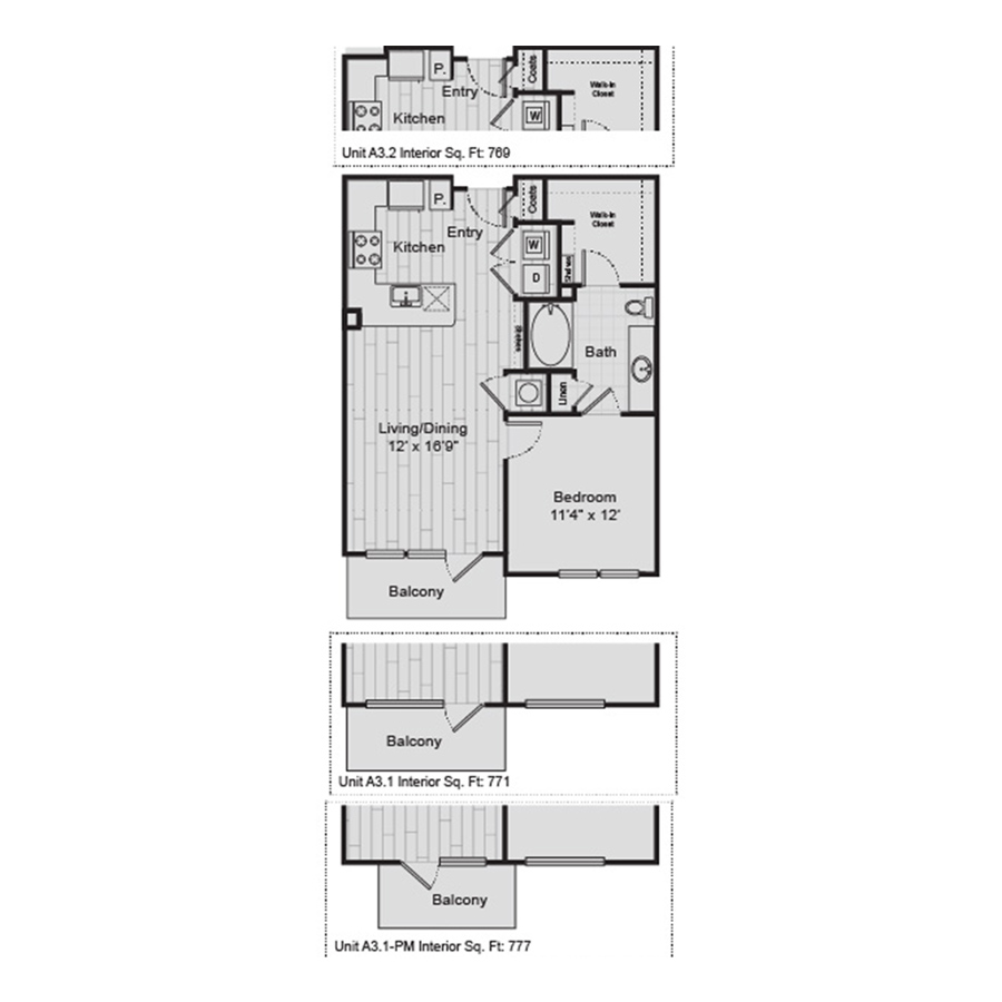 A3 floorplan layout