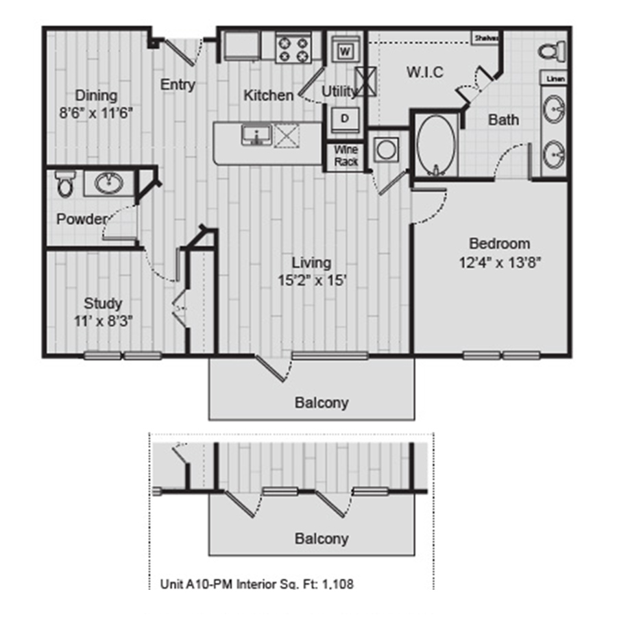 A10 floorplan layout