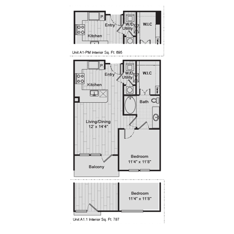A1 floorplan layout