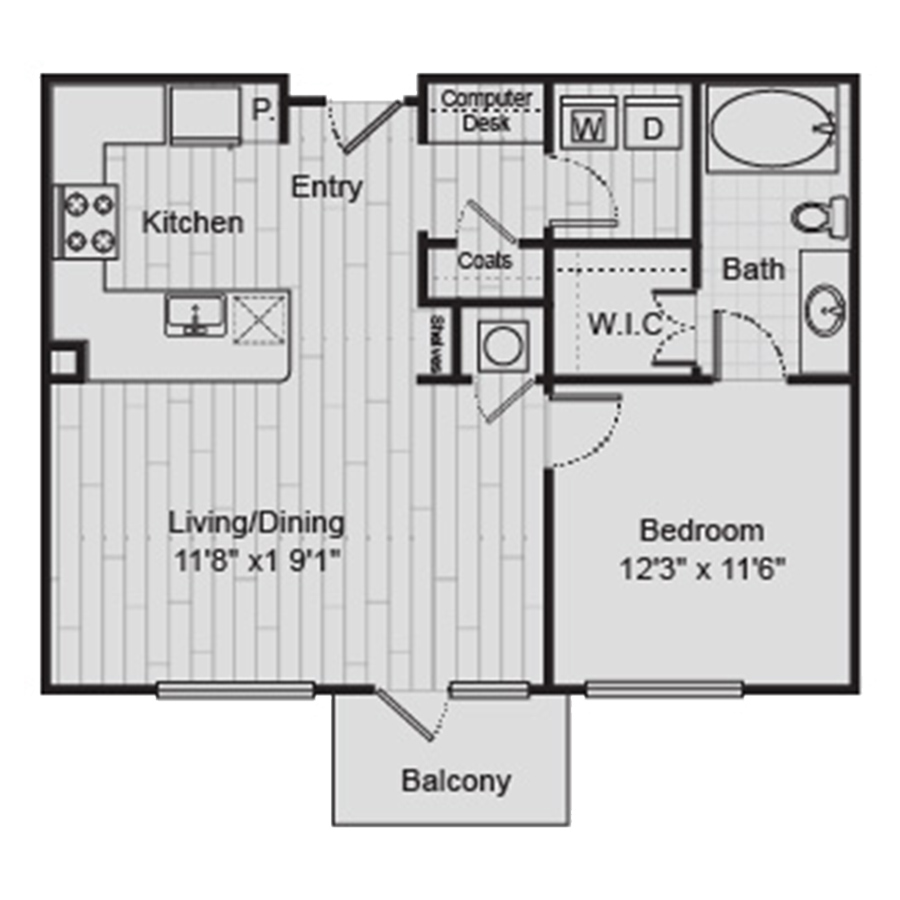 A0.1 floorplan layout