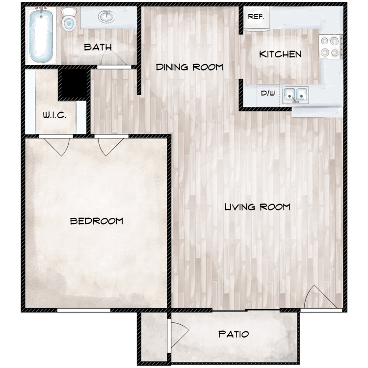 Plan B floorplan layout