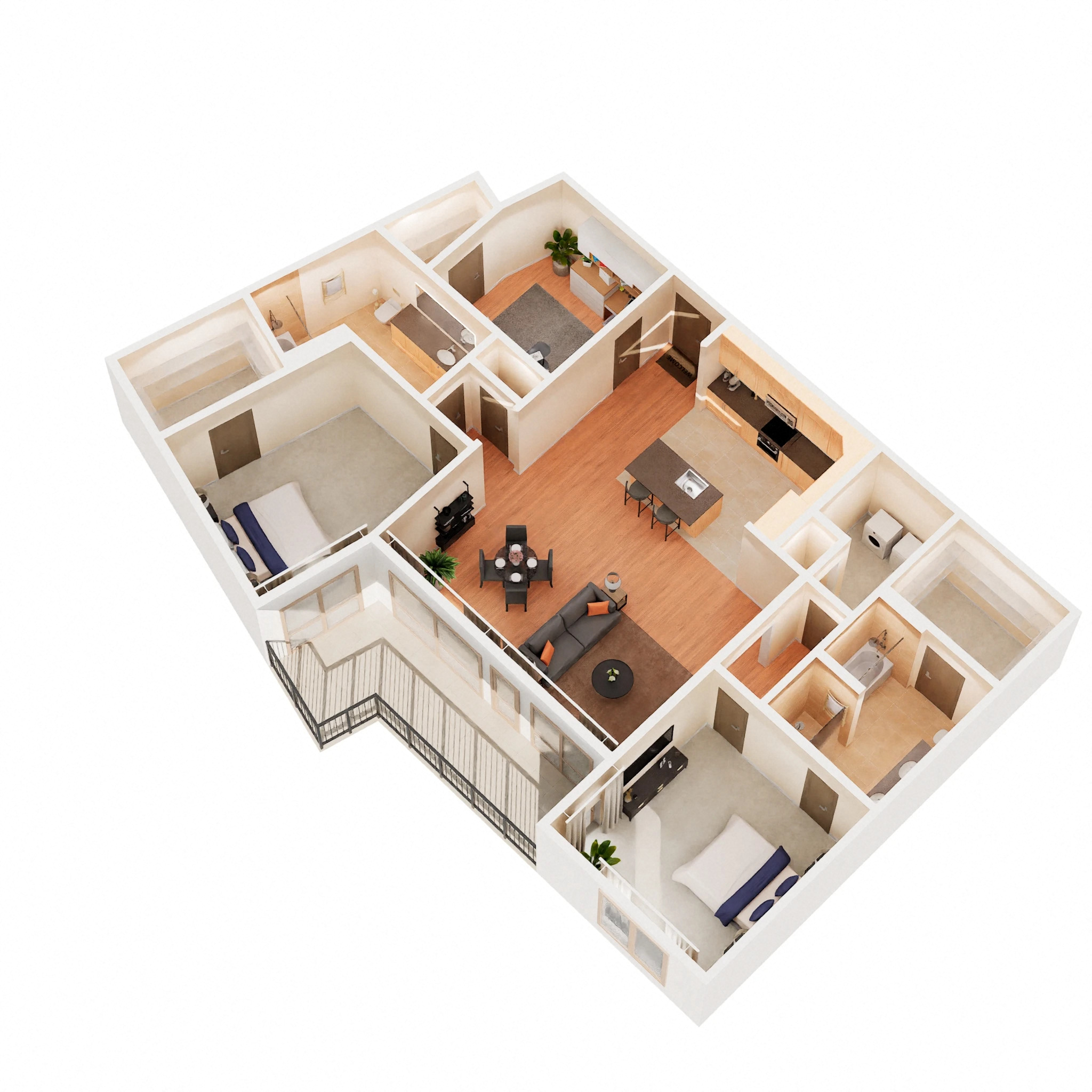 B6 floorplan layout
