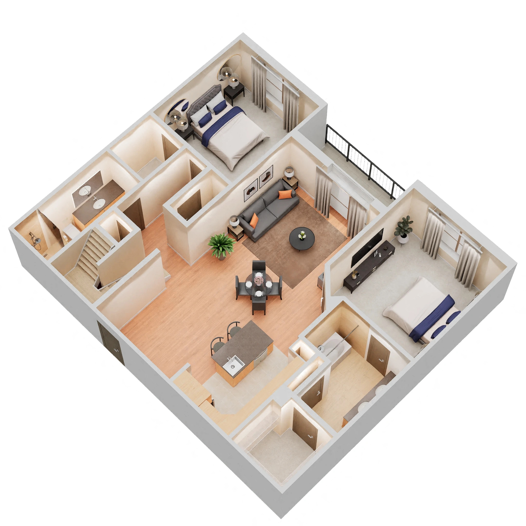 B2L floorplan layout
