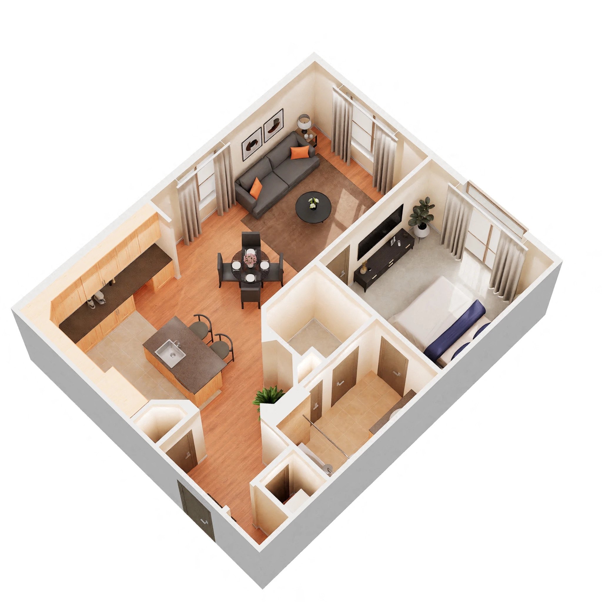 A2D floorplan layout