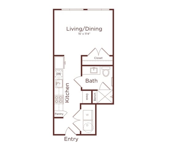 A1B floorplan layout