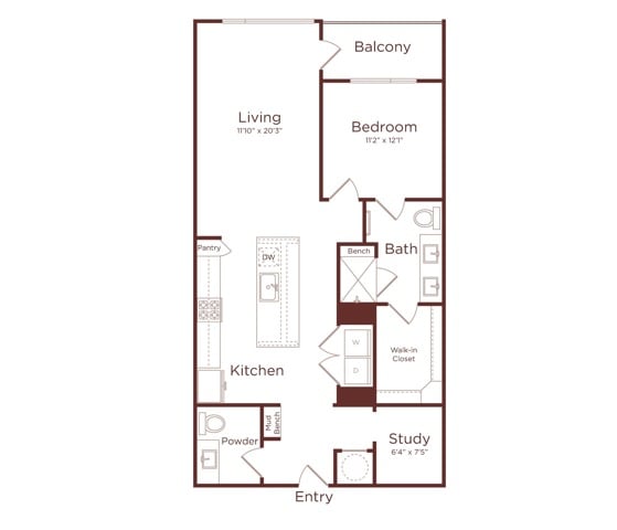 A3B floorplan layout