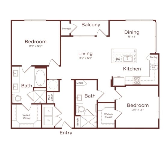B2 floorplan layout