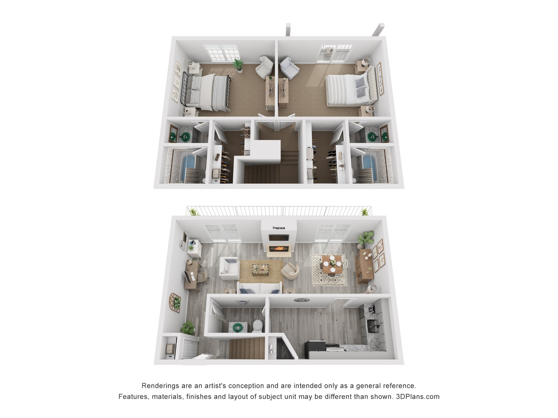 2x2.5TH-LR floorplan layout
