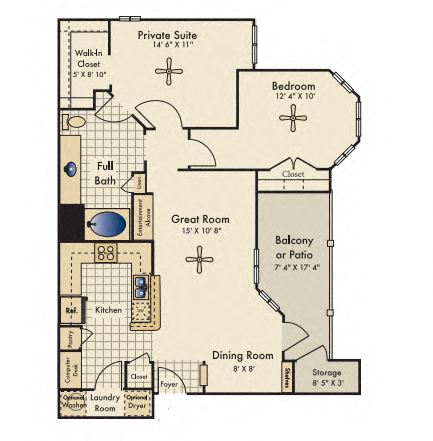 Riverton floorplan layout